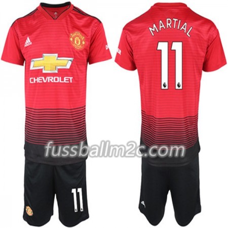 Fußballtrikots Manchester United Anthony Martial 11 Kinder Heim Trikotsatz 2018-2019 Fußballtrikots Manchester United Anthony Martial 11 Kinder Heim Trikotsatz 2018-2019